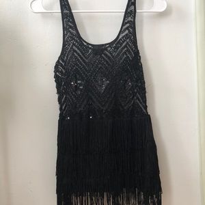 Beaded Fringe Top